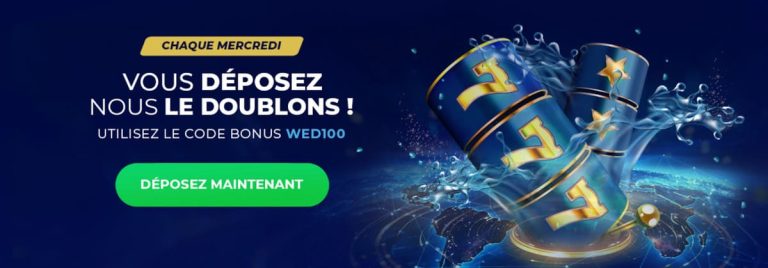 Winspark Casino bonus mercredi
