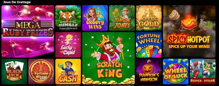 Winspark Casino jeux grattage
