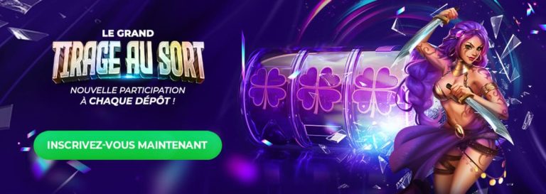 Winspark Casino tirage sort mensuel